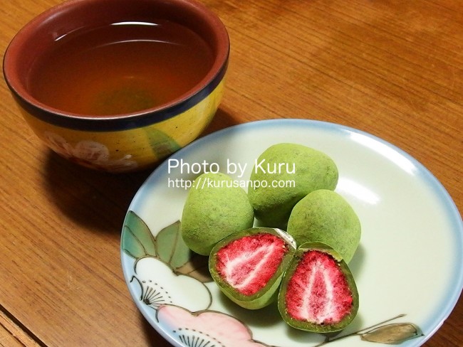 伊藤久右衛門(いとうきゅうえもん)［(株)伊藤久右衛門］『宇治抹茶いちごチョコレートトリュフ お茶苺さん(おちゃめさん)』